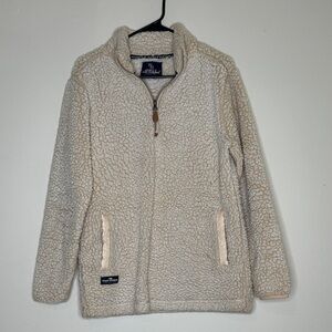 Simply Southern Cream Sherpa Sweater